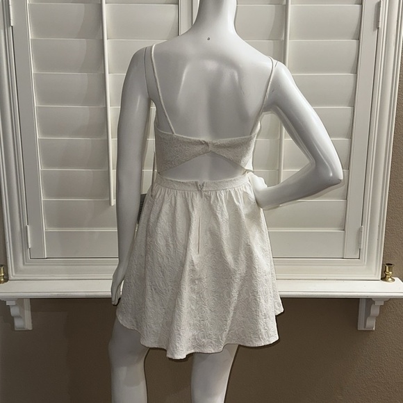 Hailey Logan by Adrianna Papell Spaghetti Strap Brocade Mini Dress - Picture 4 of 9